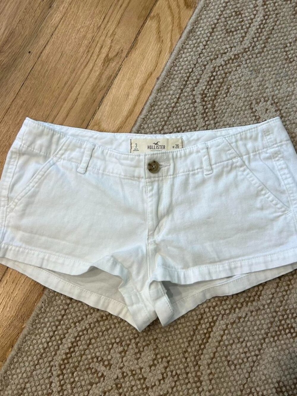 Hollister Co. Women's White Shorts